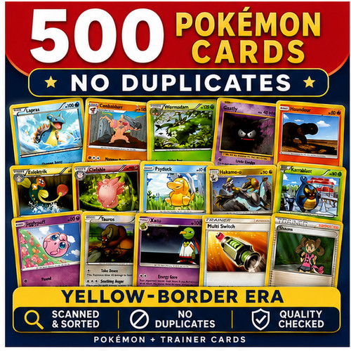 Lotto 500 carte - 500, pokemon