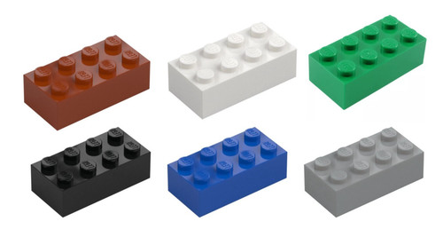 Mattoncini lego 2x4 3001 - mattoncini,