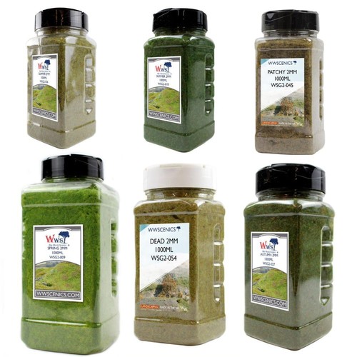 Wwscenics static grass 1000ml - wwscenics,