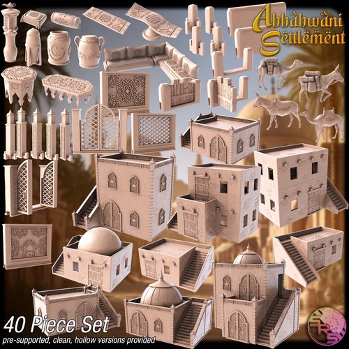 Arabian desert town terreno - town,